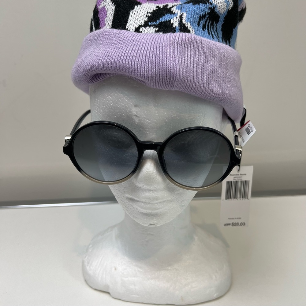 Fendi Dark Blue/Rim Cream Tinted Sunglasses